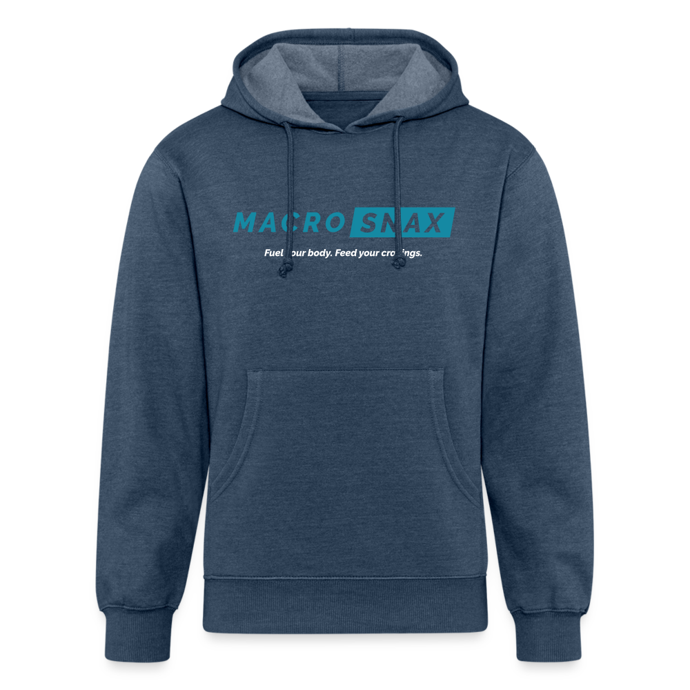 Unisex Organic Hoodie - heather navy