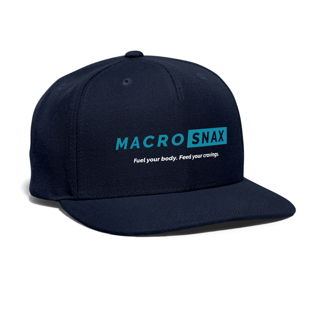 Snapback Baseball Cap - navy