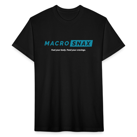 Macro Snax Fitted T-Shirt - black