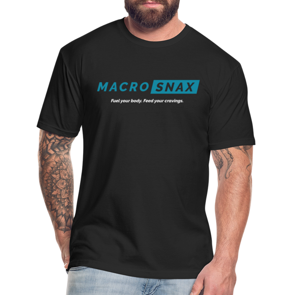 Macro Snax Fitted T-Shirt - black