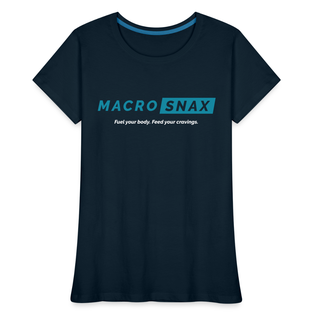 Macro Snax Women's T-shirt - deep navy
